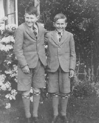 Richard (Tim) Dening, left and John Dening, right. 
