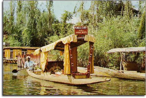 Houseboats on Dal Lake, Srinagar, Kashmir
