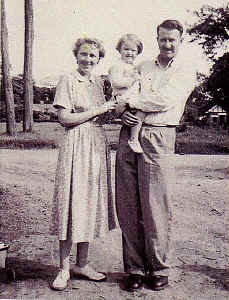Richard (Tim) with wife Betty and daughter Katherine.